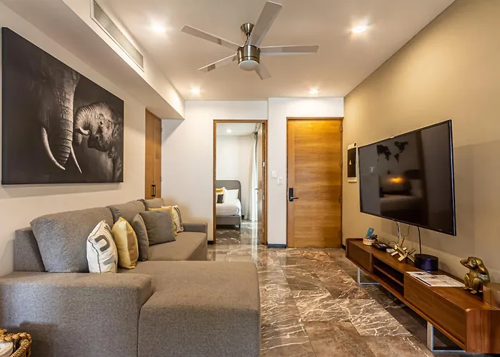 Apartamento Right On The Beach, Gym, Location, Private Plunge Playa del Carmen