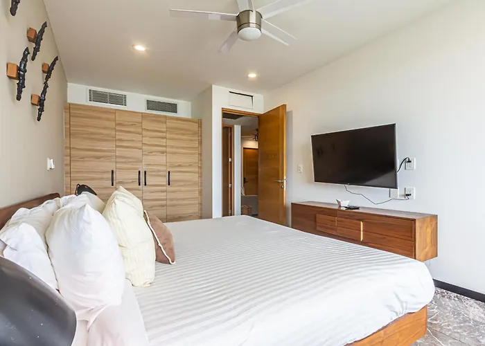 Apartamento Right On The Beach, Gym, Location, Private Plunge Playa del Carmen